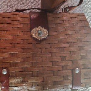 VINTAGE Wooden Purse - Bag by Donna